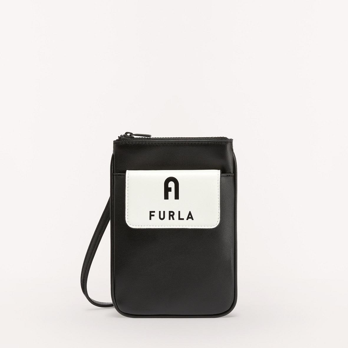 Furla Iris Mini Bags Black White Women South Africa ZL4951076